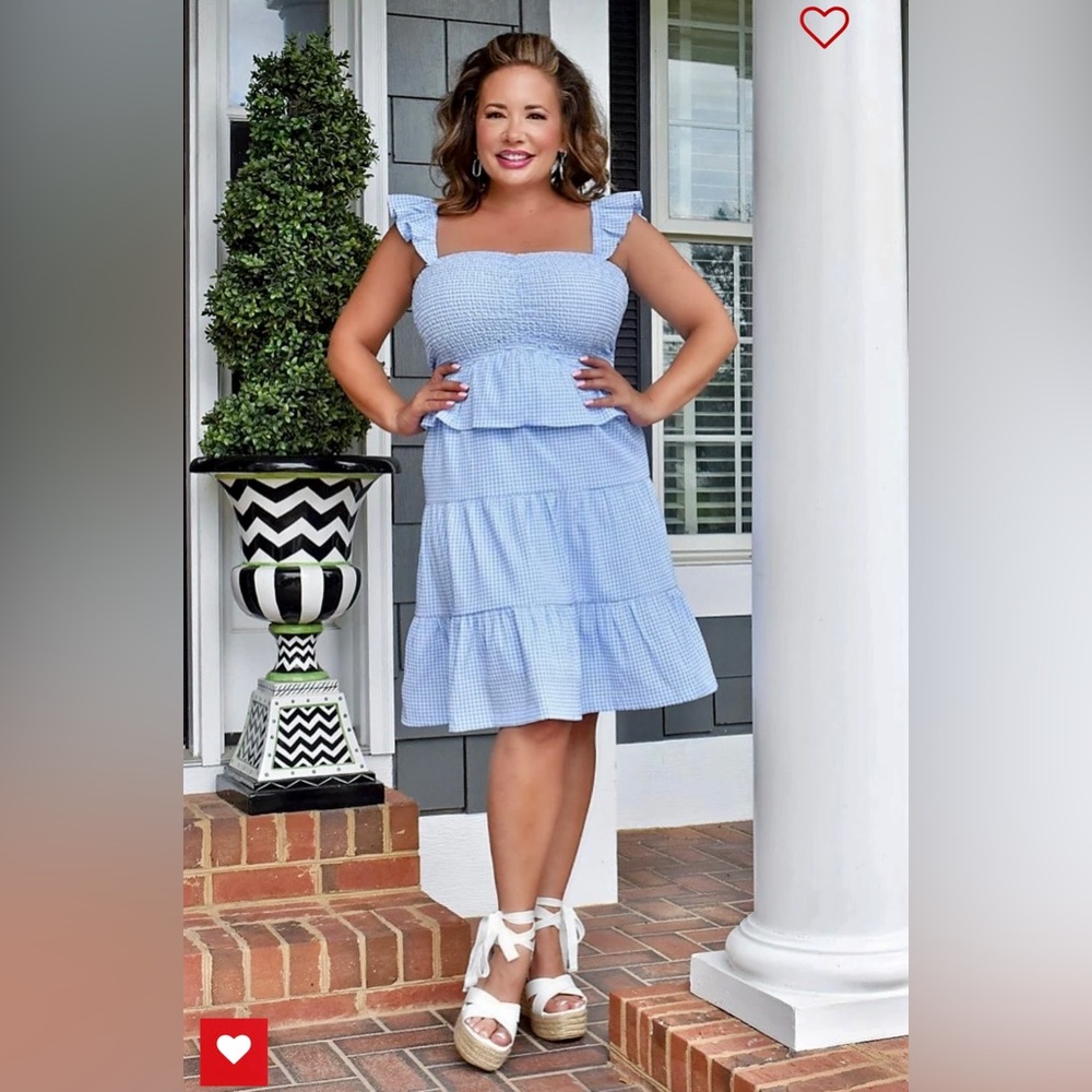 Perfectly Priscilla Gingham Sleeveless Dress 14/16